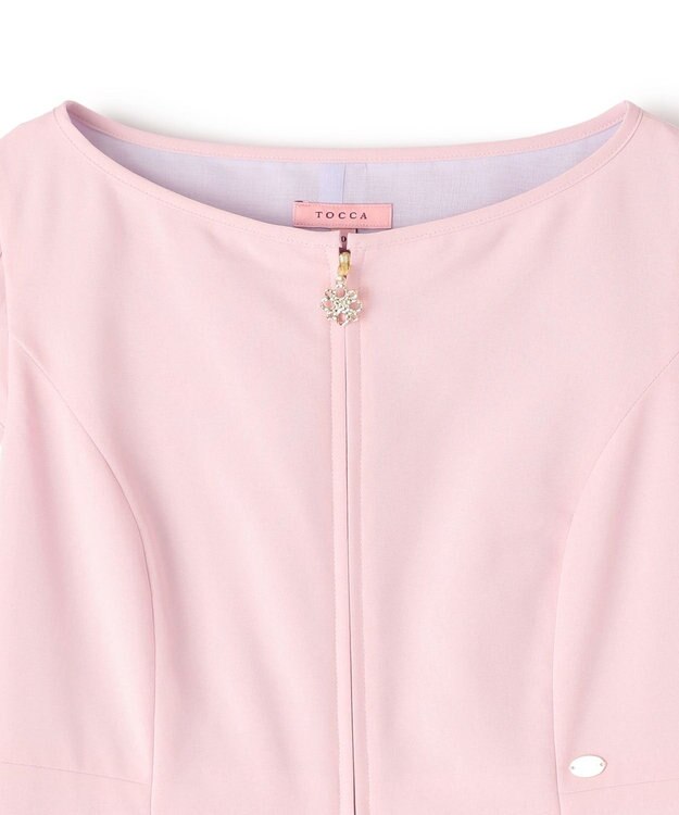 TOCCA 【洗える】SUMMER ENTRANCE ドレス ピンク系