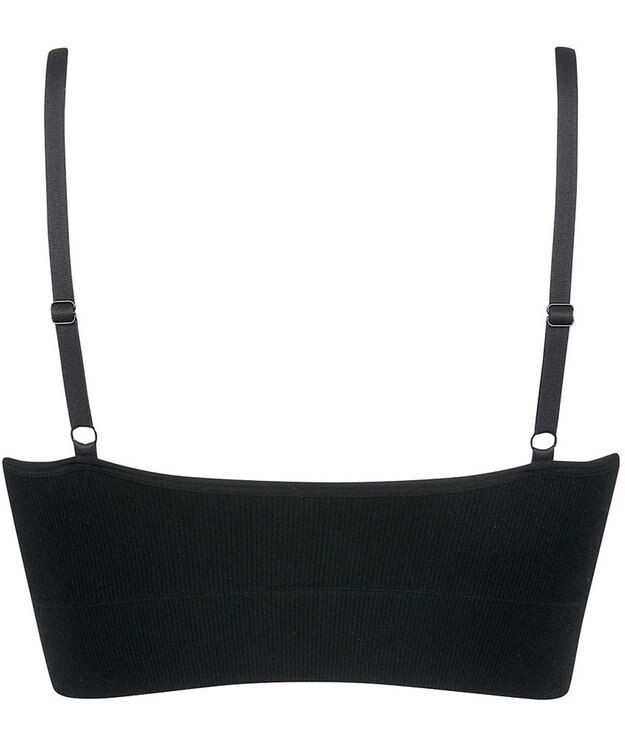 WACOAL ノンワイヤーブラ 【GOCOCi ゴコチ】 ぴったりフィット アンダー部分のズレを軽減 洗濯機洗い可能(ネット使用) ブラトップ レディース ハーフトップ CGG255 /ワコール ブラック