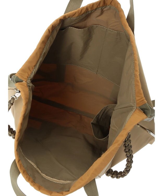 Green Parks ■ＣＯＮＴＲＯＬ　ＦＲＥＡＫ　ナイロン３ＷＡＹスクエアトート Beige