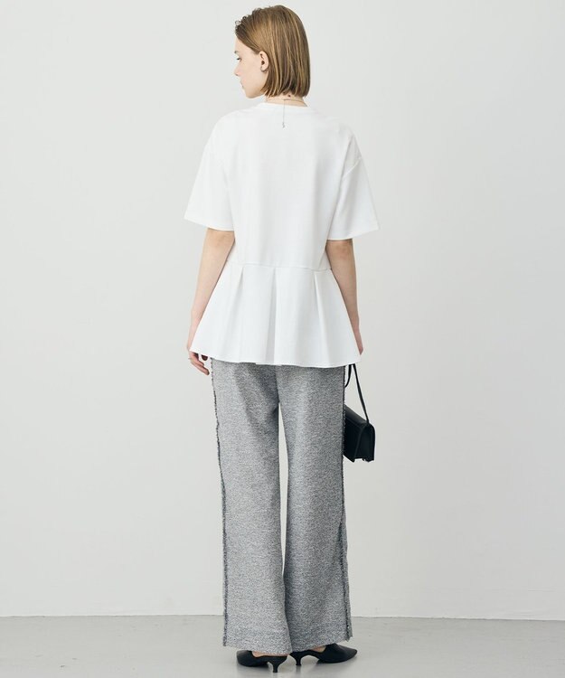 ICB 【先行予約】 ライトダンボール ペプラムプルオーバー オフホワイト