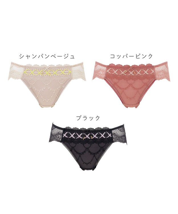 BRADELIS New York 【BRADELIS New York】ウェンディスタイルパンティ24S1 コッパーピンク