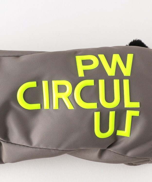 PW CIRCULUS 【UNISEX / ゴルフグッズ】モフモチーフヘッドカバー ライトグレー系