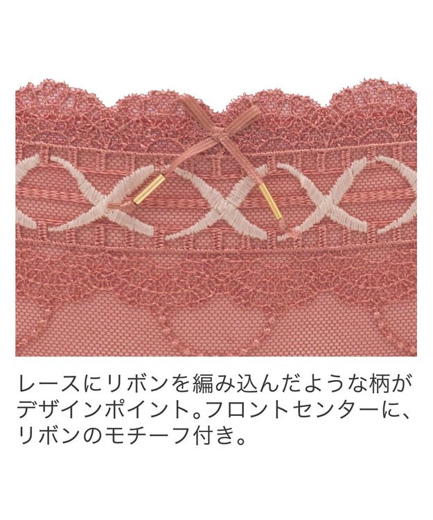 BRADELIS New York 【BRADELIS New York】ウェンディスタイルパンティ24S1 コッパーピンク