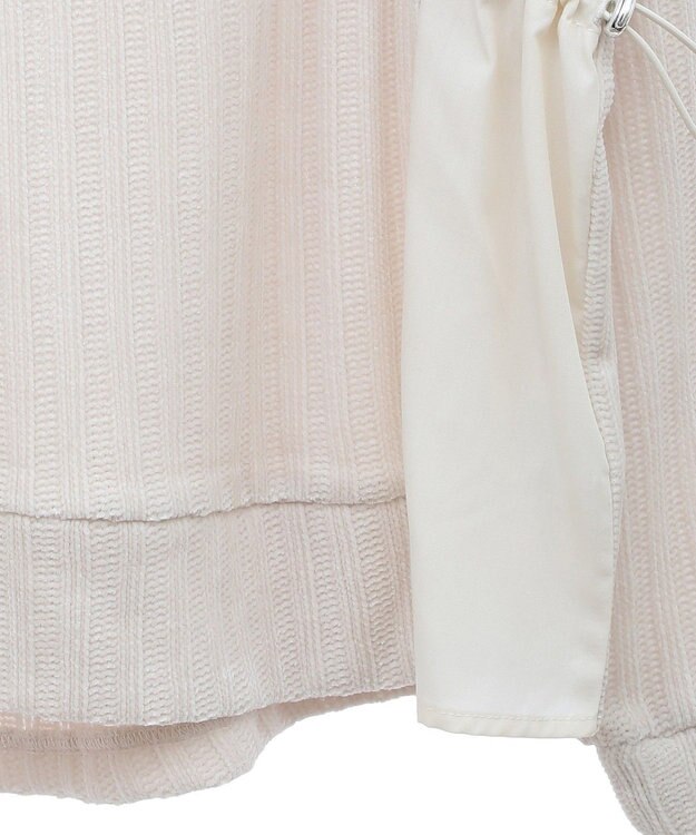 Green Parks ベロアドッキングプルオーバー Ivory