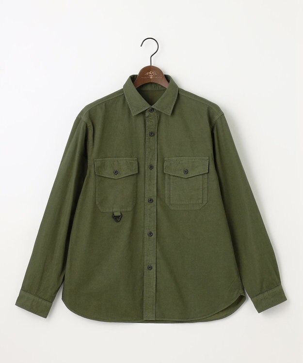 JOSEPH ABBOUD MOUNTAIN 【テーム ヤルヴィコラボ】オウル プリント シャツ カーキ系