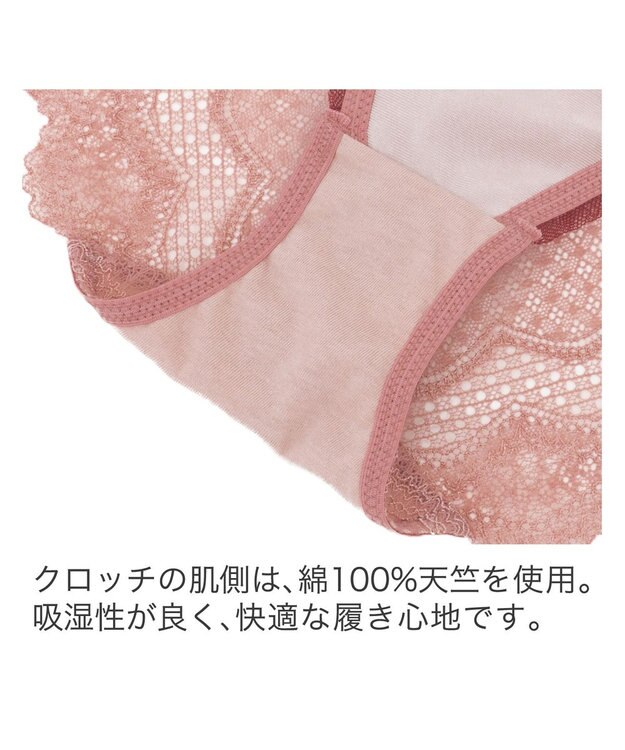 BRADELIS New York 【BRADELIS New York】ウェンディスタイルパンティ24S1 コッパーピンク