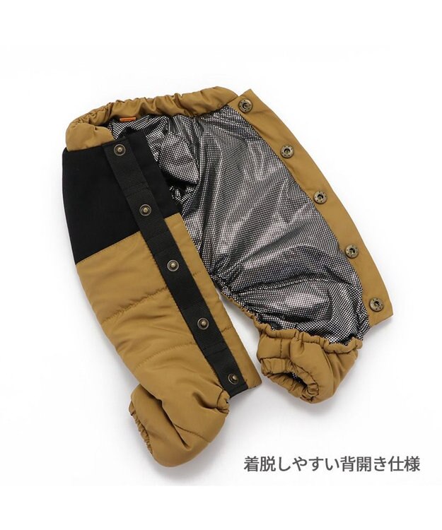 PET PARADISE ペットパラダイス 遠赤外線 オーバーオール 小型犬 茶系