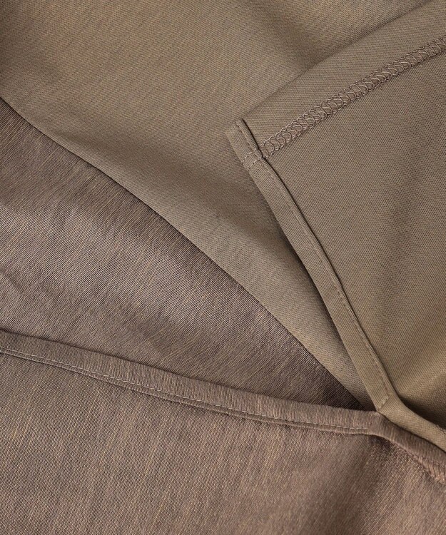 BEIGE， ZEOLITE / バックツイスト コンビトップス Taupe