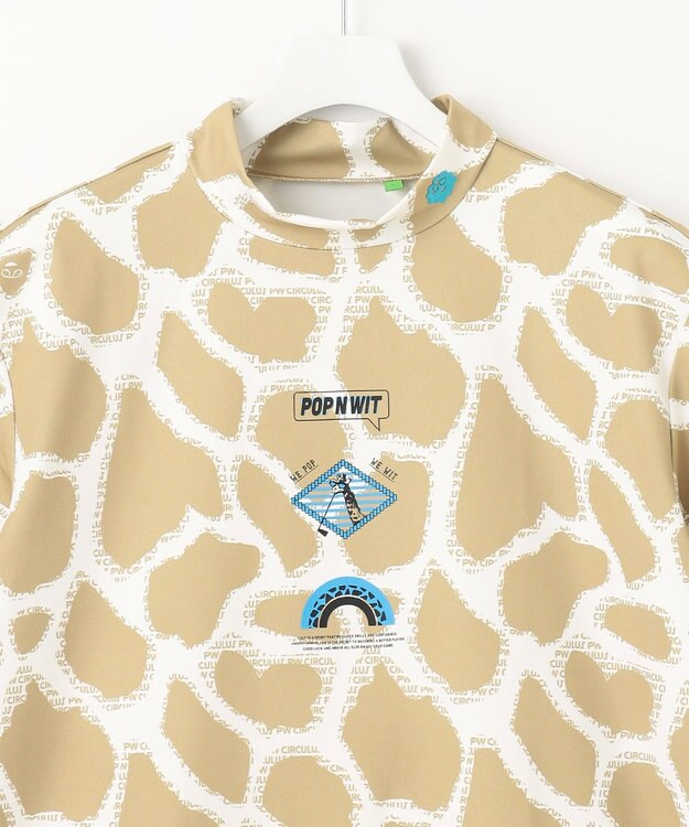 PW CIRCULUS 【UVカット / 吸水速乾 / 伸縮性抜群】【MEN】ジラフモック T ベージュ系5