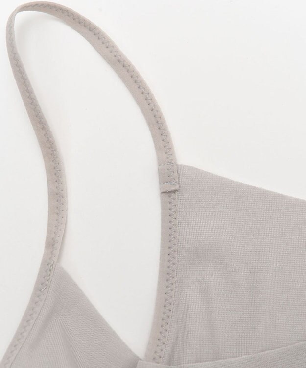 Wing インナー 【綿の贅沢オーガニック フラットタイプ】 オーガニックコットン混素材 ひびきにくく薄くて軽い キャミソール EL1048 ウイング／ワコール シェルベージュ