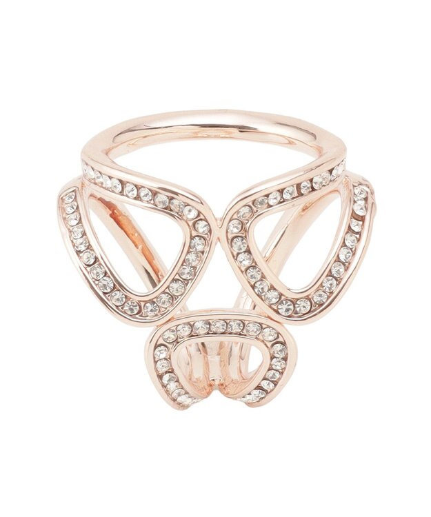 MOONBAT Luna Luce(ルナルーチェ)スカーフリング ガラスパヴェ 3Ring お手持ちのスカーフを通すだけ ギフト ブロンズ