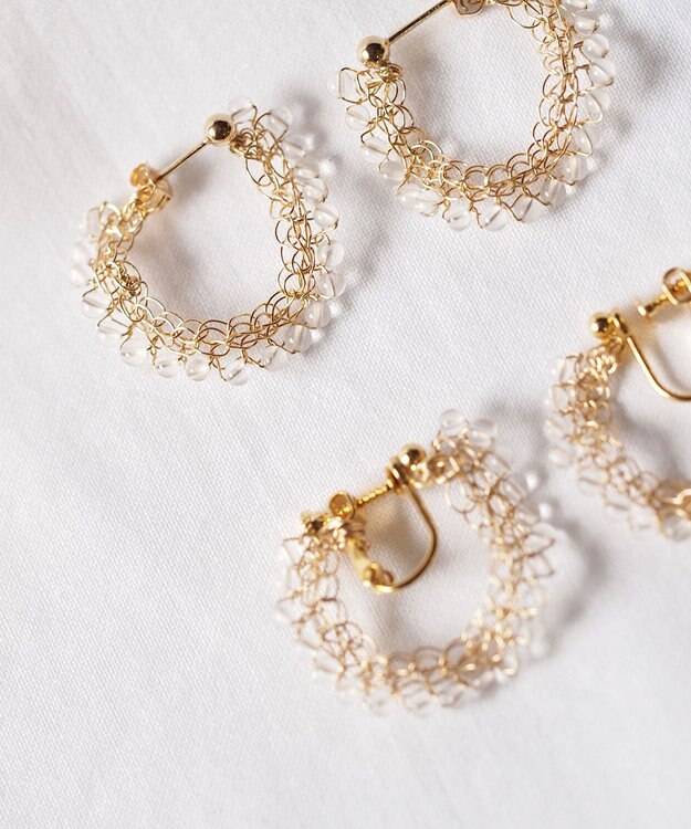 CASUMINO sweet pie QZ mini ピアス gold