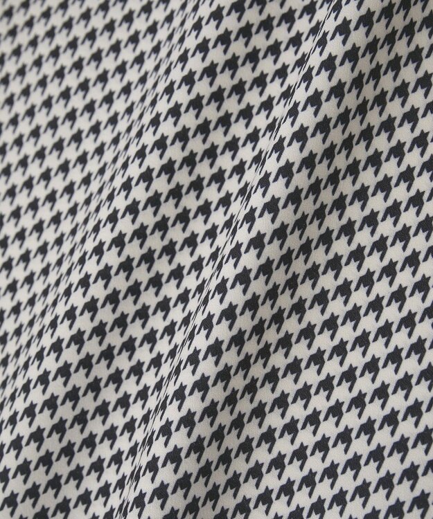 YECCA VECCA 2wayボリューム袖ブラウス Hounds Tooth