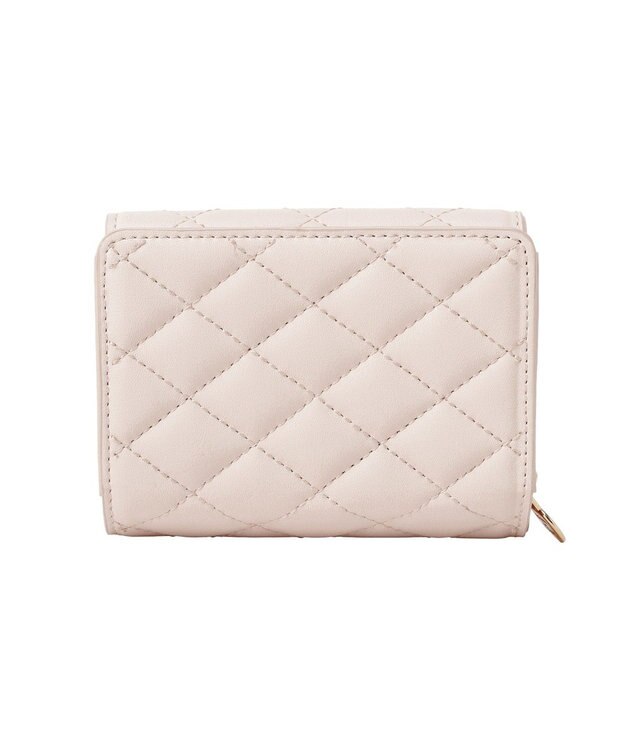 Maison de FLEUR ロンバスキルトリボンウォレット Light Pink