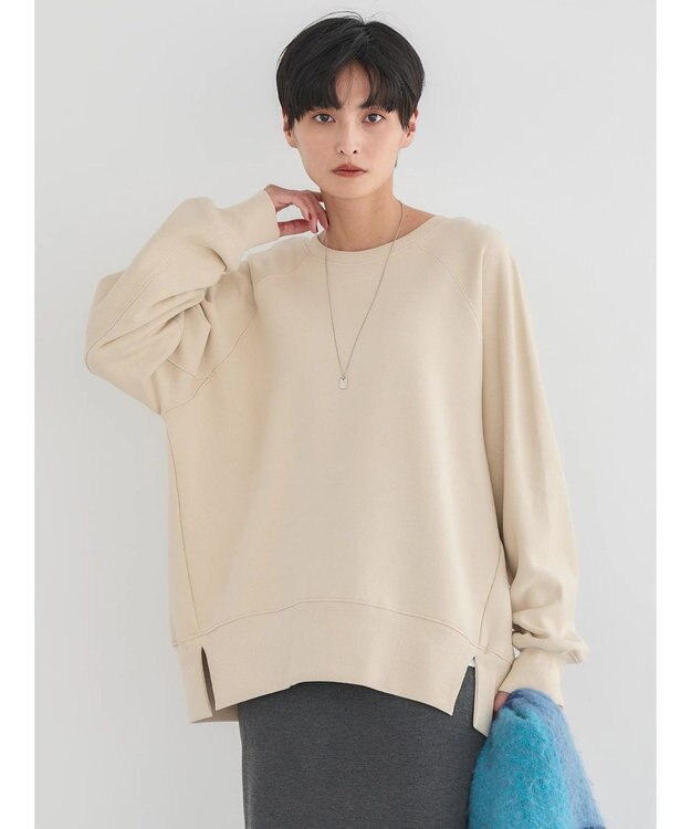 AMERICAN HOLIC バックＶラグランスウェット Ivory