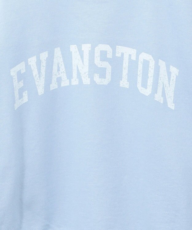 AMERICAN HOLIC ＥＶＡＮＳＴＯＮ　ミニ裏毛プルオーバー Sax