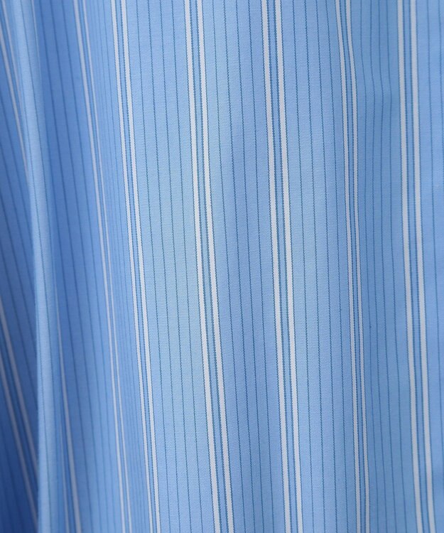 CRAFT STANDARD BOUTIQUE シワ軽減 /イージーケアシャツワンピース Stripe Sax