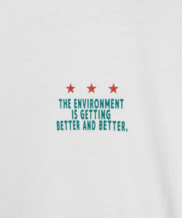 WEGO ヴィンテージライクグラフィックTシャツ ホワイト