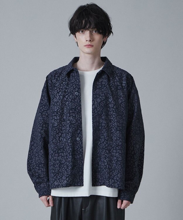 WEGO モールプリントシアーシャツ 柄2