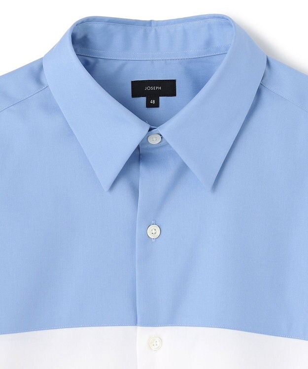 JOSEPH HOMME オックス　レギュラーカラー　シャツ スカイブルー系