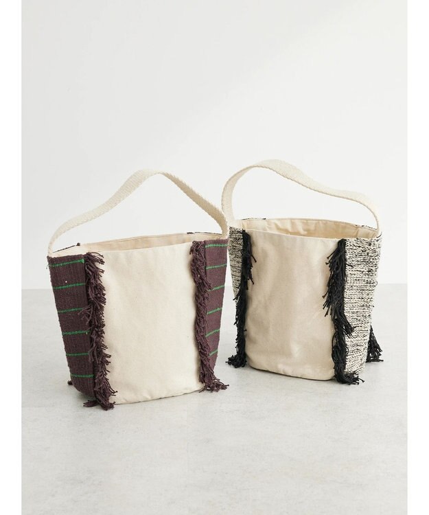 Green Parks ・フリンジワンハンドルバッグ Black