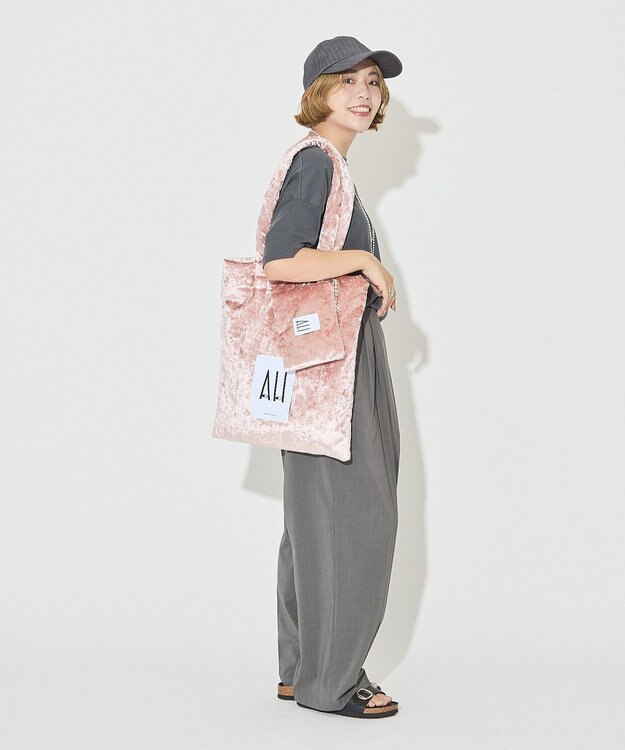 AMERICAN HOLIC 26AWパテッドホリホリトートバッグ Pink