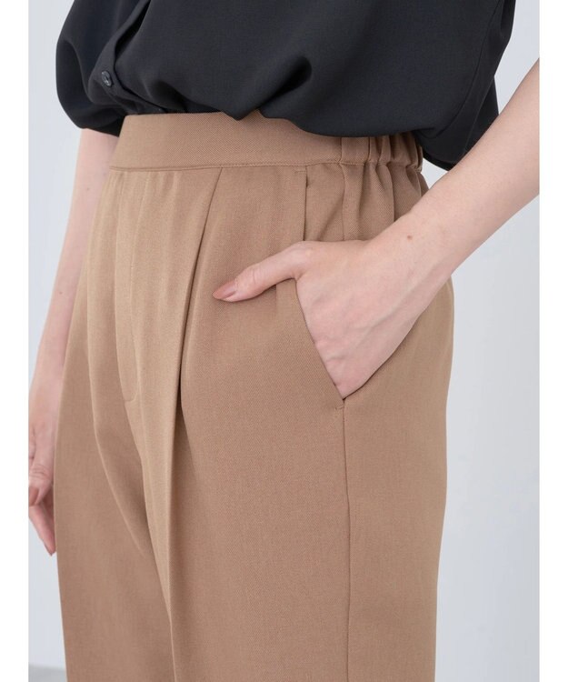 earth music&ecology テーパードパンツ Black