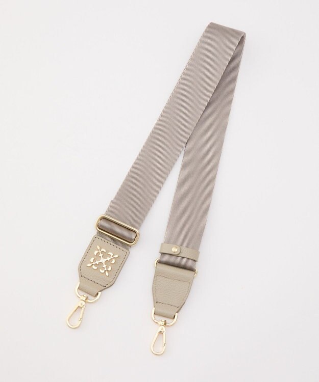 russet アレンジショルダーベルト［Monogram Plate］(CE-1811) GrayBeige