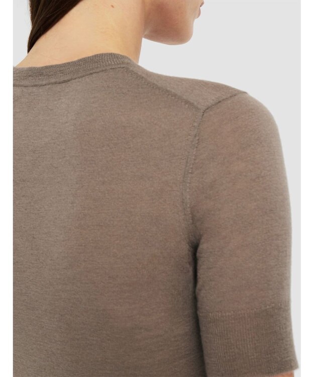 JOSEPH 【洗える】キャッシュエアー　ショートスリーブニット Escargot