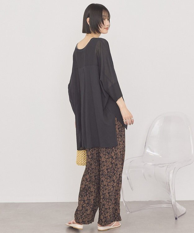 AMERICAN HOLIC Vネックポンチョシャツ Dark Navy