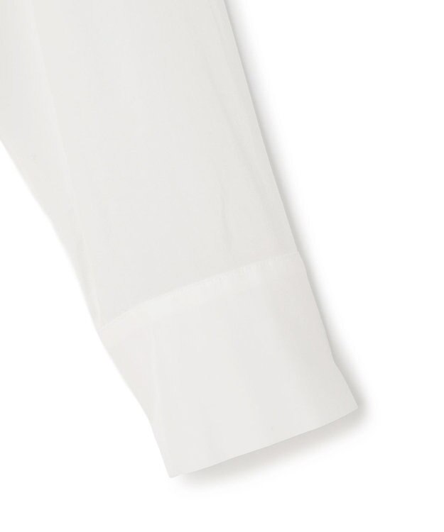 BEIGE， GALENA / コットンレースバンドカラーシャツ Off