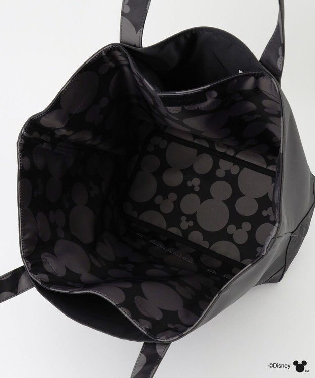 Y'SACCS 【Disney Collection】シルエットプリントトートバッグ　Lサイズ ダークグレー