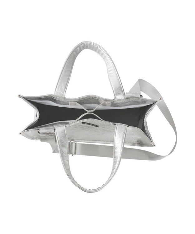 ROOTOTE 1032【木繊維軽量素材】EU.スクエア.メタリック-A 01：シルバー