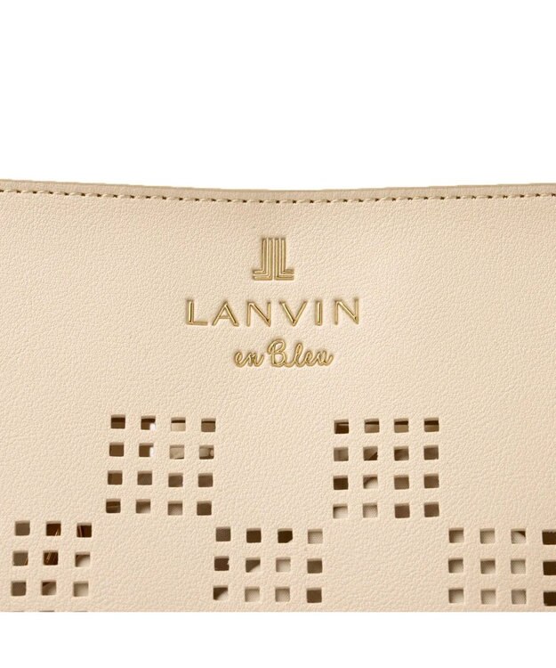 LANVIN en Bleu ペルフォレ 2wayバッグ オフホワイト
