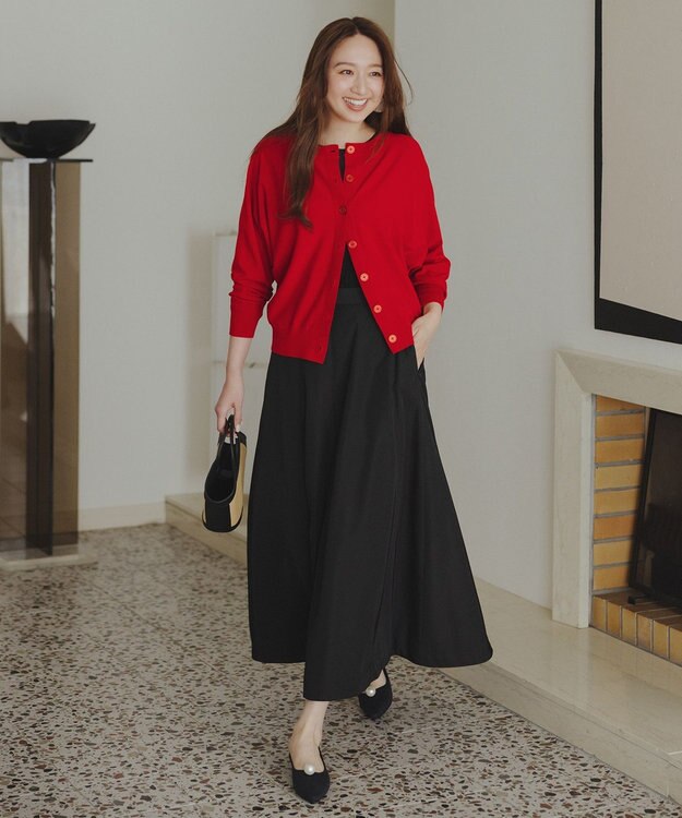 UNFILO パデッドスカート ブラック