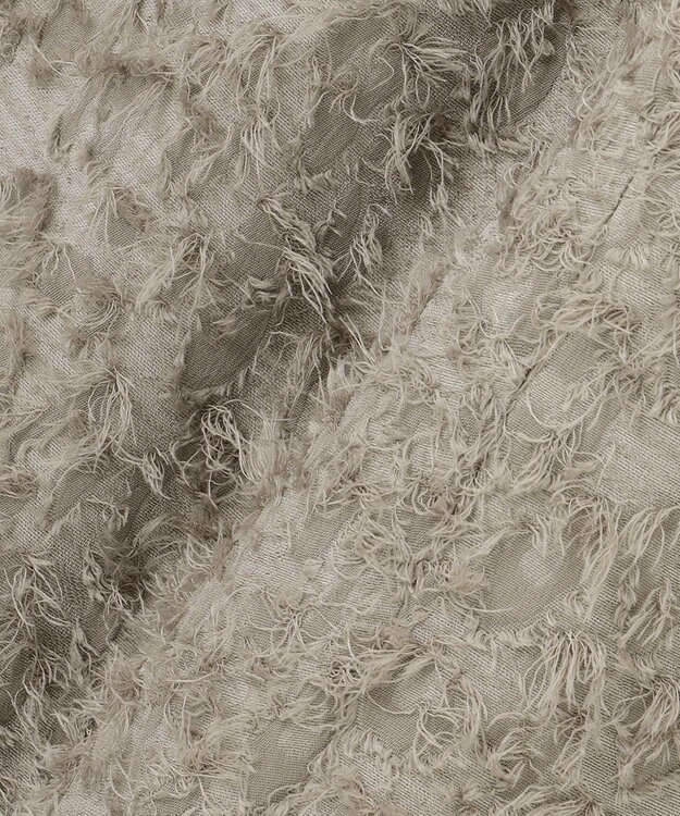 自由区 【SHIHOさん着用】カットジャカード パンツ モカ