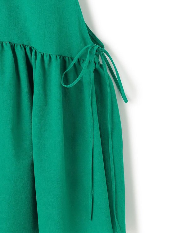 UNFILO BREEZEMOVE ペプラムブラウス グリーン