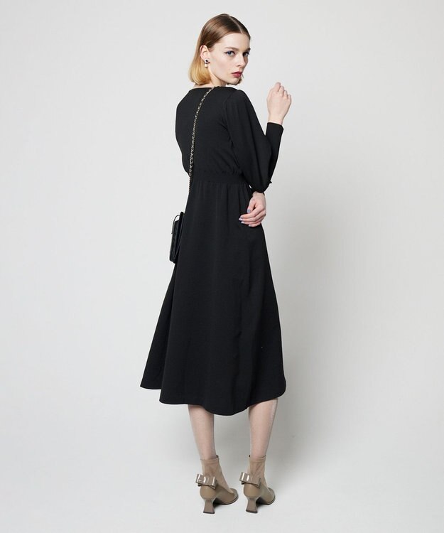 TOCCA 【洗える！】RAINY NIGHT ニットドレス ブラック系