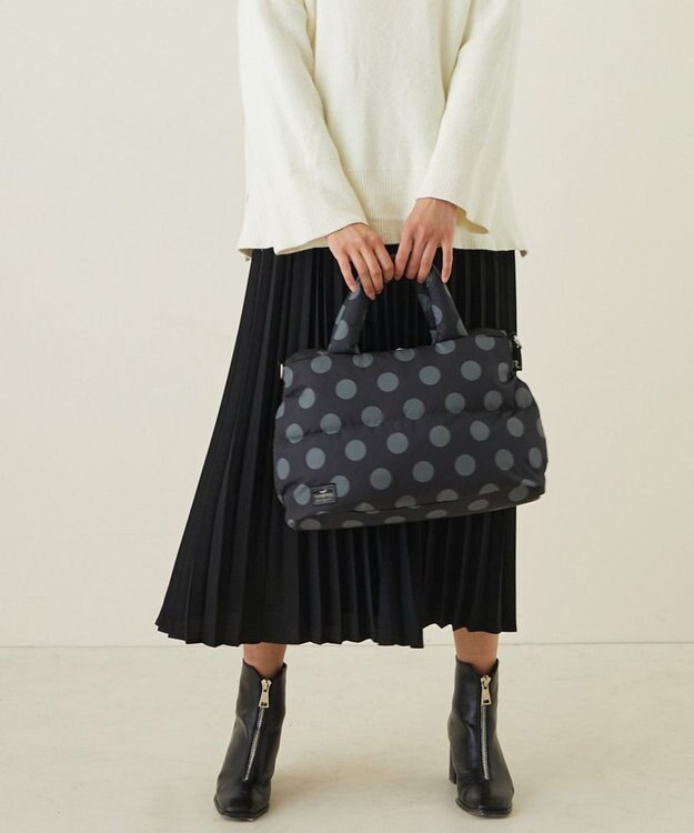 ROOTOTE 1471【温活＆軽量】LT.フェザールー.デリ.パターンーA 03：グレードット