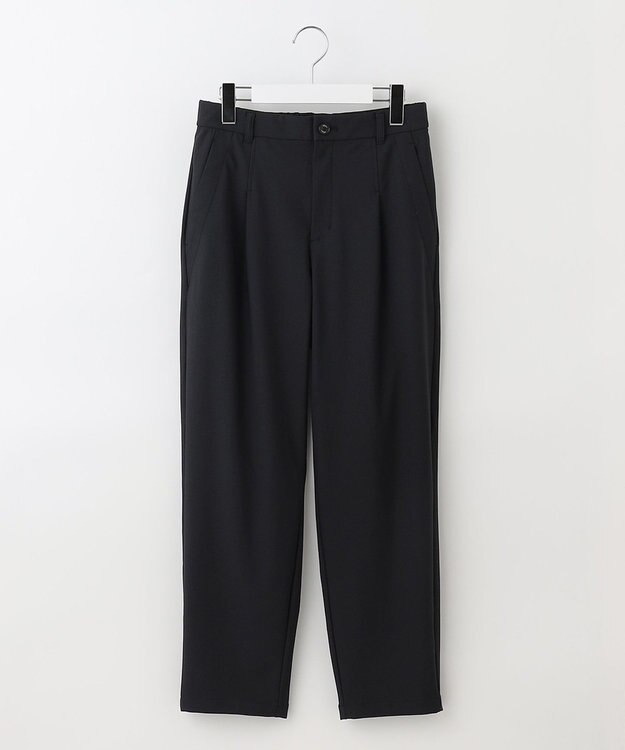 23区GOLF 【23Fondation】セミワイド テーパードパンツ ブラック系