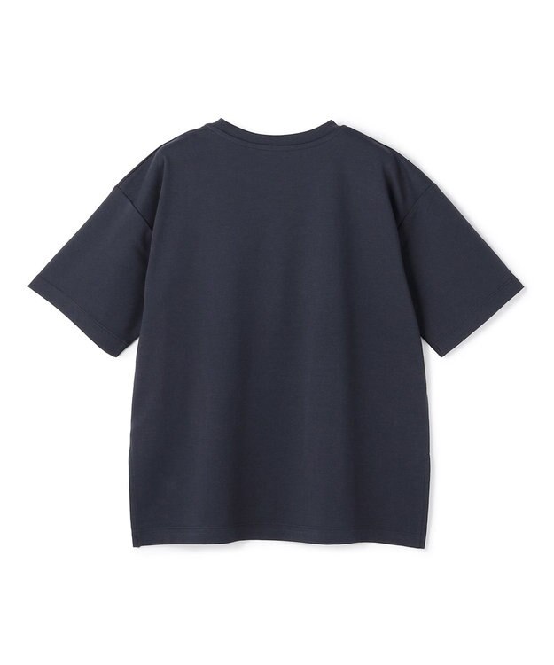UNFILO 【VERY掲載】BEAUTY FORM-T cotton ロゴ ハーフスリーブ Tシャツ ネイビー