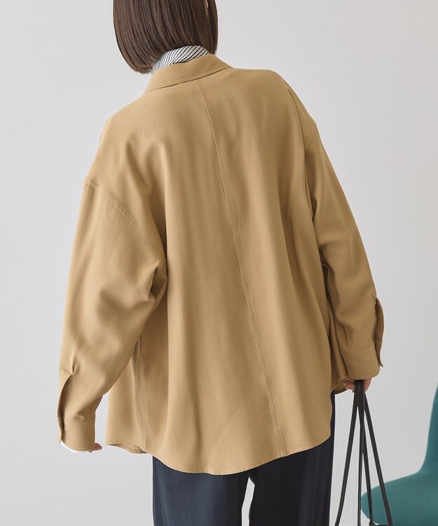 AMERICAN HOLIC ミリタリーシャツ Beige