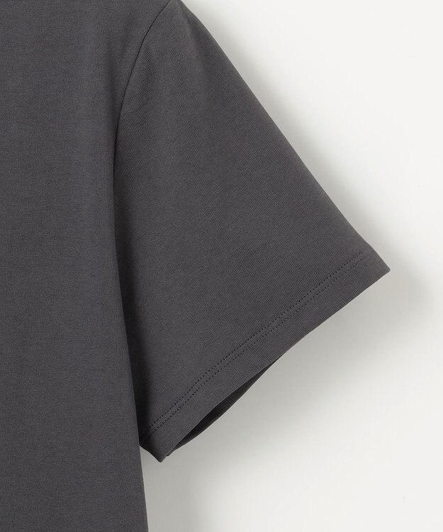 23区 【SLOW/一部店舗限定】MVSコットン バックデザイン Tシャツ グレー系