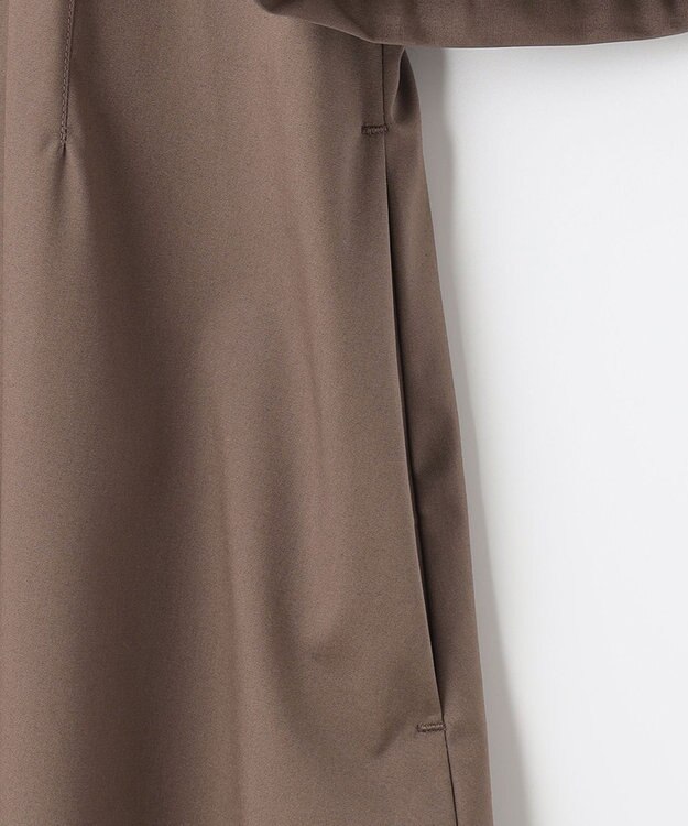 #Newans 【洗える】ピンタックベストコンビワンピース ブラウン系