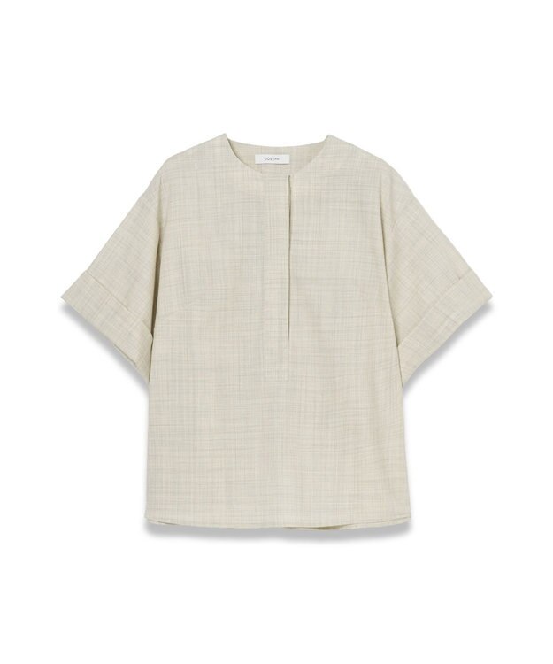 JOSEPH ライトウール　ブラウス Marble Melange