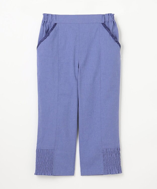 組曲 KIDS 【150-160㎝】シャーリング パンツ ブルー