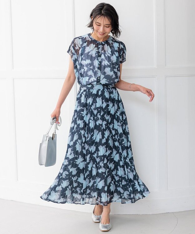 23区 シュリンクフェイクレザーミニショルダー シルバー系