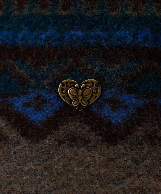 AURORA 【 ANNA SUI（アナ スイ）】ノルディックバスククロッシェハット グリーン