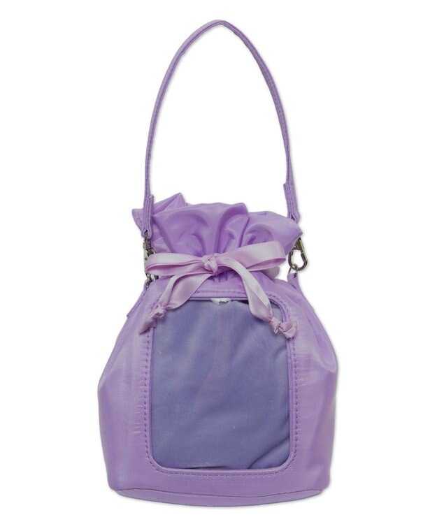 WEGO 【痛バ＆推し活グッズ】巾着ぬいポーチ ライトパープル