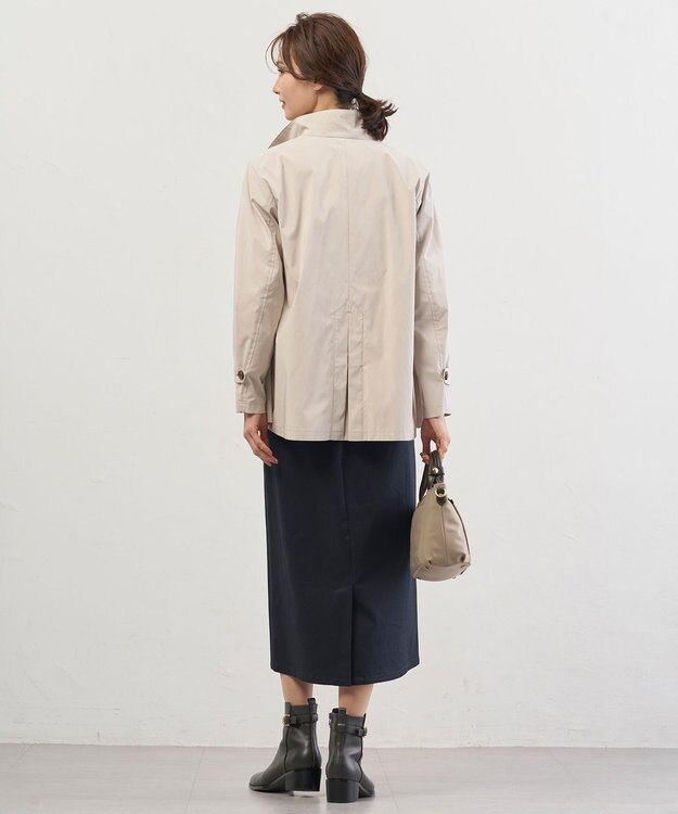 J.PRESS LADIES 【WEB限定カラーあり】Artirosa スタンドカラー コート グレージュ系